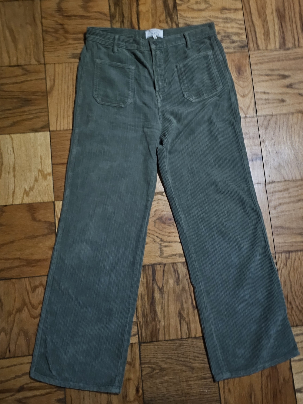 Reformation Olive Green Corduroy Jeans - SIZE 31